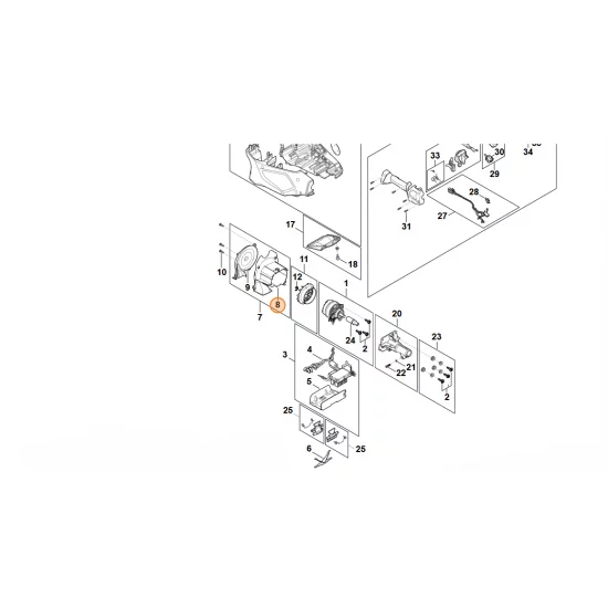 STIHL  Obudowa spiralna FA01 602 0300